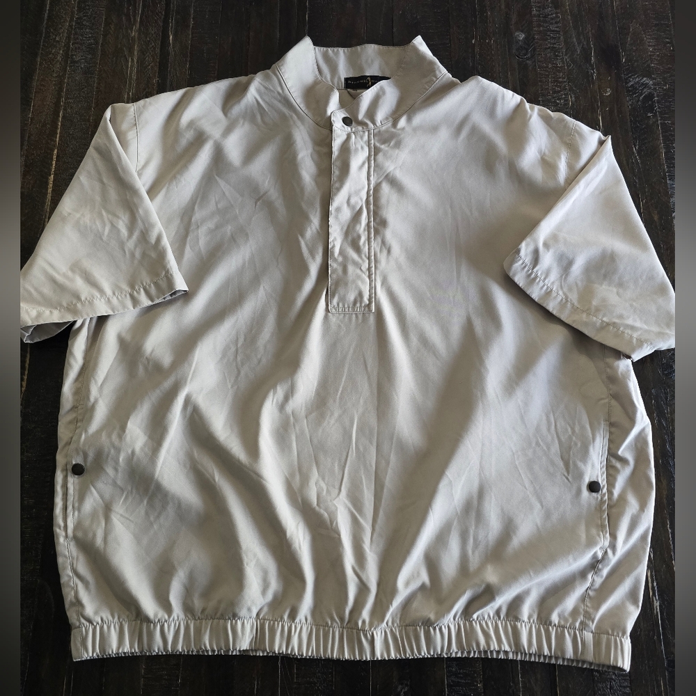 Bermuda Greens Golf Jacket Mens Size XXL Short Sleeve Windbreaker 1/4 Zip